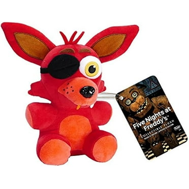 Harbrot Five Nights at Freddy's Foxy Plush,  Five Night at Freddy's Toys FNAF Stuffed Plush Toys, 6"