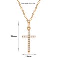 thumbnail image 4 of Collar con cruz de circonita cuadrada de estilo hip hop, colgante con personalidad punk de estilo europeo y americano para hombres y mujeres, accesorios para parejas, 4 of 4