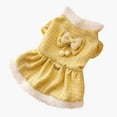 thumbnail image 1 of TIELUTT Elegant Winter Dress Cozy Warm Apparel with Bowknot Soft Pet Clothes for Medium Dogs Summer Pet Clothes Hangers and Rack Pet Clothes Hangers Small Pet Clothes Hangers for Closet Pet Clothes R, 1 of 5