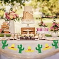 thumbnail image 3 of LABSERRON 2Sets Cactus Theme Banner Non-Woven Fabric Multi-Colored 11.8*5.5In Mexican Party Decorations, 3 of 8