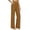 *Coffee, variant on VBVC Women's High Waist Cotton-Linen Capri Pants,Wide Leg Cropped Trousers For Women,Ladies Summer Lightweight Beach Lounge Sweatpants with Pockets,Army Green,S-2XL