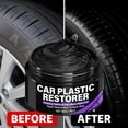 thumbnail image 4 of Long Lasting Car Plastic Restorer for Interior Exterior, Deep Black Gloss Coating & Protective Layer Featuring Included Sponge & Versatile Dashboard Tire Application, 4 of 8