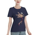 thumbnail image 2 of T-Shirt Basique à Manches Courtes pour Femmes, une Pièce, Robin, 2 of 6