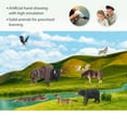 thumbnail image 6 of Volnau Safari Animal Figurines Toys 7PCS North America Figures Zoo Pack for Kids Decoration Gift, 6 of 10