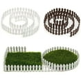 thumbnail image 6 of Garden Edging Border, 39inLength, Wooden, Mini FenceforGarden, White Garden Fence, Lawn EdgingandLandscape Border, Outdoor Space, Flexible, 1 Pc, 6 of 6