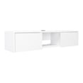 thumbnail image 1 of Mesa Para Tv Flotante Gleid Blanco Virtual Muebles, 1 of 10