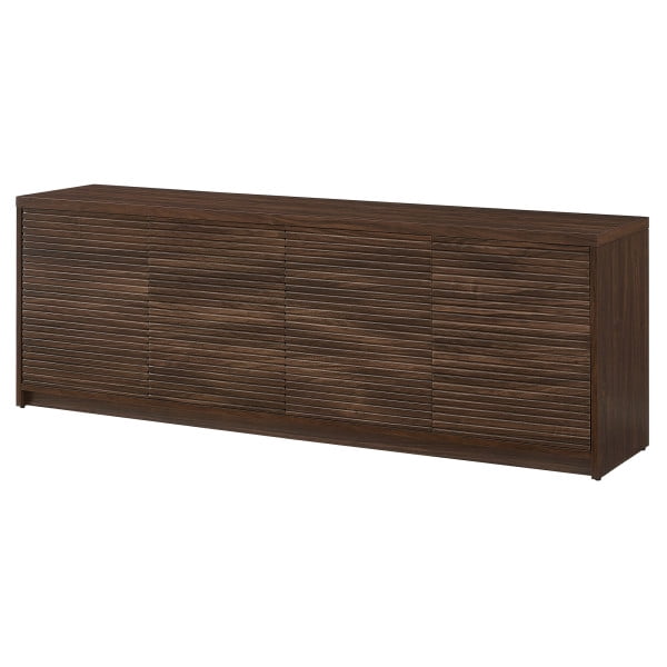 Desmond Rectangular TV Stand for TV's up to 78" in Dark Oak