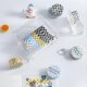 thumbnail image 2 of 1 Roll Washi Tape Sticky Adhesive Clear Print Removable Fade-resistant Scrapbooking Washi Checkerboard Pattern Paper Tape for Kids, 2 of 5