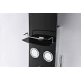 thumbnail image 2 of ANZZI Llano Series 56 in. Wall Mounted Full Body Shower Panel in Black, 2 of 7