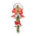 thumbnail image 3 of Colgante de adorno de campana Hugo Navidad con lazo plata, 3 of 10