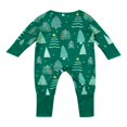 thumbnail image 3 of Family Matching Clothes Christmas Sleepwear  Tree Print Tops Trousers Baby Romper Pajamas Set, 3 of 7