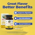 thumbnail image 6 of (3 pack) MaryRuth's Gut Flora Health+ Capsules, 60 ct - Enzymes, Prebiotics, Probiotics, Vegan, 6 of 11