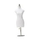 thumbnail image 2 of Maniquí de costura recortado con forma de vestido de muñeca, modelo de mini modista de moda creativa L y base de plata, 2 of 9