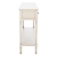 SAFAVIEH Peyton 47.3 in. Greige Rectangle Wood Console Table with