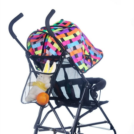 Baby Kids Stroller Hanging Bags Accessories Bottle Diaper Net Bag