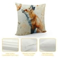 thumbnail image 4 of FUMJ Fox Throw Pillow Covers, Vintage Watercolor Butterfly Fox Throw Pillow Couch Pillow Covers, Pillow Decorative for Sofa Home Living Room Bedroom, 4 of 5