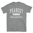 thumbnail image 1 of Peabody Massachusetts Classic Established Men's Cotton T-Shirt, 1 of 1