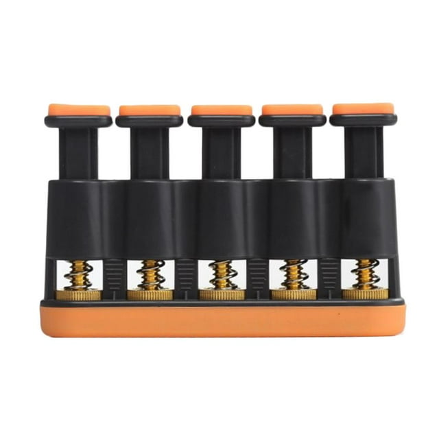 ruzhgo Main Poignée Formateur de Doigt Renforceur Anti pour Glissement Power Training Piano Guitare Exercices de Doigt Formateurs orange