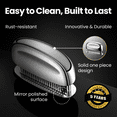 thumbnail image 2 of Gourmet Easy - Meat Tenderizer Tool, Easy to Clean, One Piece Design - No Disassembly Needed, Ultra Sharp Needle Blades 100% Stainless Steel, Heavy-Duty Kitchen Gadgets, Meat Needle, 2 of 7