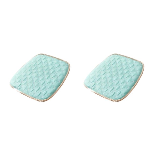 Cateissary 2 bolsas de cojín para de comedor y silla con correa para un soporte fuerte y fijo y la correa es un círculo fuerte y fijo verde Círculo verde claro 2Conjunto