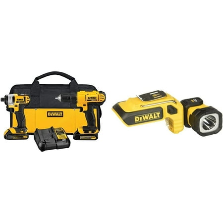 

DEWALT 20V MAX Cordless Drill and Impact Driver Power Tool Combo Kit with 2 Batteries and Charger (DCK240C2)