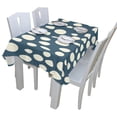 thumbnail image 5 of EREHome Random Dots Tablecloths Navy Cream Table Top Decoration 52x70 inches, 5 of 5