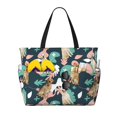 thumbnail image 1 of Disketp Labrador Retriever Dog Bolsa de Playa de Gran Capacidad, Bolso Impermeable y a Prueba de Arena para Mujer, Ideal para Playa, Piscina y Natación, 1 of 7