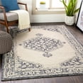 thumbnail image 2 of Surya Granada GND-2305 30 x 96" Runner Wool Area Rug in Beige/Charcoal, 2 of 7