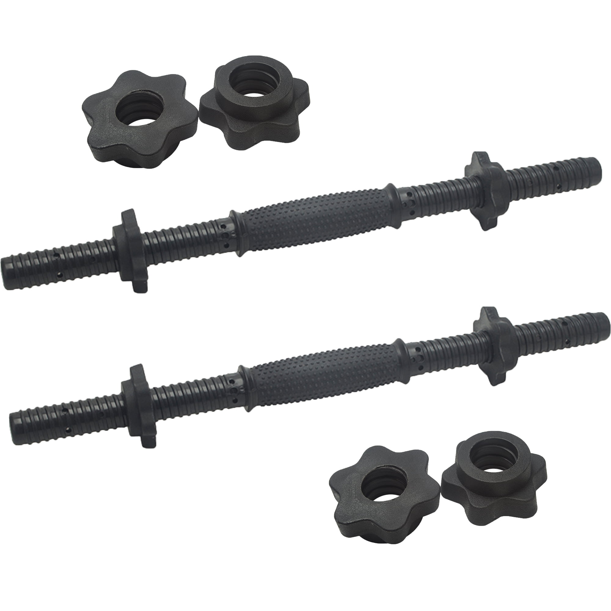 Weight Lifting Dumbbell Bars Adjustable Chrome Threaded Dumbbell