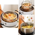 thumbnail image 2 of HLONK Stainless Steel Multi-Functional Fryer Accessory - 8-Inch Handheld Steamer Basket  Foot Stand  Drain Rack  Anti-Scald Design  1pc, 2 of 6