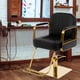 thumbnail image 5 of Sillón Barber Onof  BILBAO Cuadrada C/ Asiento Ajustable Y Giratoria Color Negro-Dorado, 5 of 8