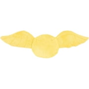 Angle View: KIDS PREFERRED Harry Potter Golden Snitch Plush Stuffed Animal a Soft Golden Ball with Detailed Embroidered Wings for Babies, Toddlers, and Kids 3 Inch Ball with Wings