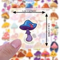 thumbnail image 6 of 35pcs-50pcs Cartoon Stickers Nature Kids Stickers Mushroom DIY Stickers for Laptops Suitcases Notebooks, 6 of 9