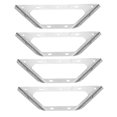 thumbnail image 3 of Mobutofu Cabinet Bracket Attachment 4Pcs Triangle Shape Wall Mounting Accessories for Diy Enthusiasts Home Use, 3 of 7