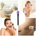 thumbnail image 5 of Unique Bargains 1 Pc Lightweight Small Rhombus Facial Mask Brush Purple, 5 of 5