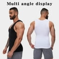 thumbnail image 2 of KIWI RATA Compression Shirt for Men Tummy Control Tank Top Slimming Undershirt for Mens Shapewear Sleeveless Body Shaper, 2 of 6