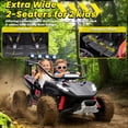 thumbnail image 3 of Cuoote 2 Seater Ride On Car for Kids 3-8, 24V Ride on Toy with Remote Control, LED Lights, EVA Tires, 3 of 9