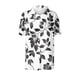 thumbnail image 2 of TaTaai Women's Casual Print Top Short Sleeve Collar Button Up Loose Fit Summer Chic Blouse Shirt Office Daily Outdoor Weekend Party Gift, 2 of 7