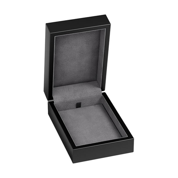 Joyero de madera elegante y portátil para el Día de San Valentín, para mujer y esposa. Para colgante
