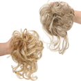 thumbnail image 1 of LAICAIW Chignon Désordonné Pièce de Cheveux 2 Pcs, Embouts pour Cheveux Clairsemés, Extension Queue de Cheval, 1 of 7