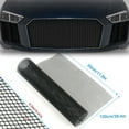 thumbnail image 5 of Htwon Black Aluminum Mesh Grill Cover Car Fender Vent Grille Net, 40''x13'', 5 of 15
