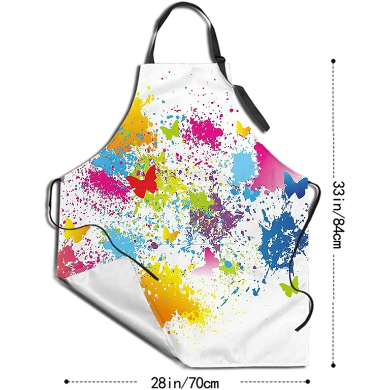  Hongsome 2 Pack Artist Apron,Garden Pottery Painting Aprons for  Adults Women Men 3 Pockets,Adjustable Bib Apron for Art Cooking : Home &  Kitchen