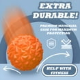 thumbnail image 6 of BESTSKY 2 Pcs Exercise Ball,6.3*6.3*3.15in Birth Ball,Anti-Slip Pregnancy Ball,Orange, 6 of 7