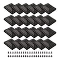 thumbnail image 1 of 4x4inch Wood Fence Post Cover Plastic Deck with Screw Waterproof Pole Protection 24pcs, 1 of 7