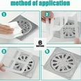 thumbnail image 3 of Bartans Self-Adhesive Shower Hair Catcher, Drain Cover, Floor Mesh Filter, Bathroom Sink Strainer, 3 of 6