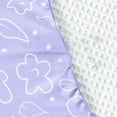 thumbnail image 4 of NIEWTR Girls' One Piece Swimsuit Rash Guard Long Torso Bathing Suit UPF 50 Plus Sun Protective Swimwear（A-Purple,5-6 Years), 4 of 6