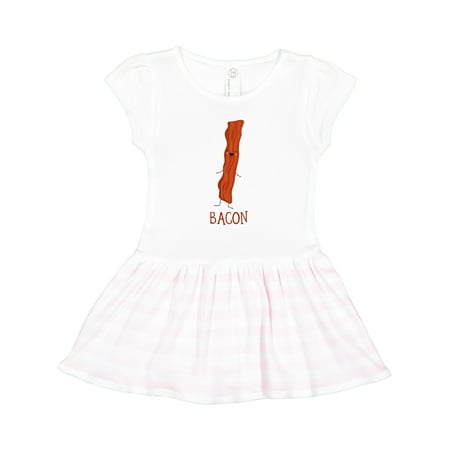 

Inktastic Cute Kawaii Bacon Gift Toddler Girl Dress