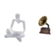 thumbnail image 5 of Escultura abstracta creativa coleccionable, estatua vintage, adorno artesanal de resina para sala de estar, regalo de inauguración de la casa, cumplea, 5 of 8