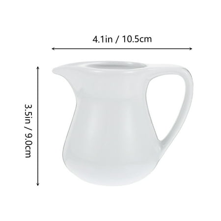 

1Pc Ceramic Coffee Frothing Cup Professional Frothing Cup Home Sauce Boat