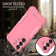 thumbnail image 2 of CoverON For Samsung Galaxy S24+ Plus Phone Case, Military Grade Heavy Duty Rugged Cover Grip, Pink, 2 of 9